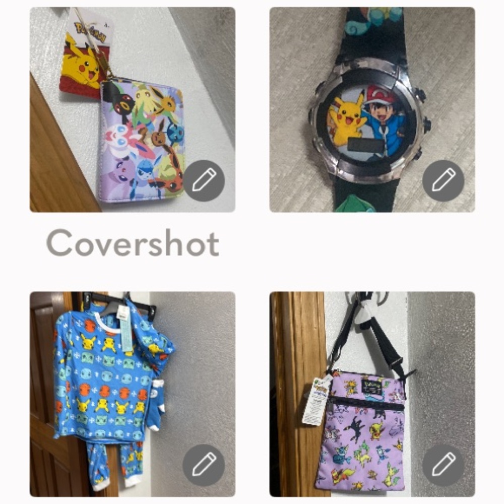 Loungefly Pokémon crossbody bag+2 image Wallet+Pokémon Accutime⌚️9”+NWT PJs/🧦sz8